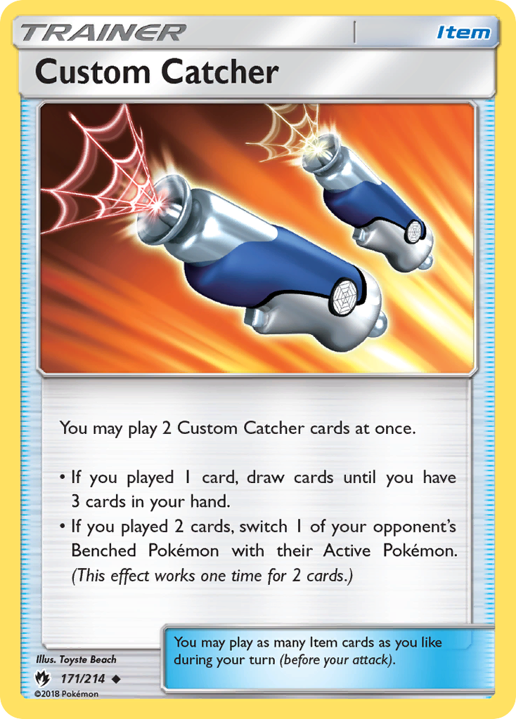 Custom Catcher (171/214) [Sun & Moon: Lost Thunder] | Rock City Comics