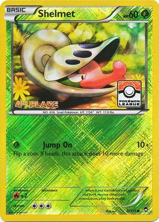 Shelmet (8/111) (League Promo 4th Place) [XY: Furious Fists] | Rock City Comics