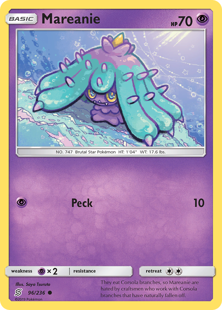 Mareanie (96/236) [Sun & Moon: Unified Minds] | Rock City Comics