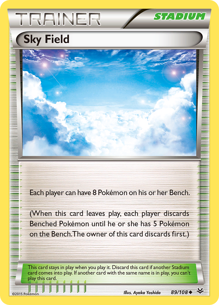 Sky Field (89/108) [XY: Roaring Skies] | Rock City Comics