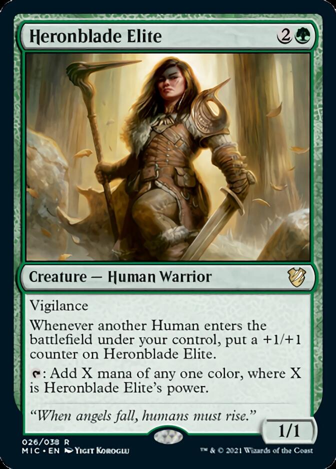 Heronblade Elite [Innistrad: Midnight Hunt Commander] | Rock City Comics