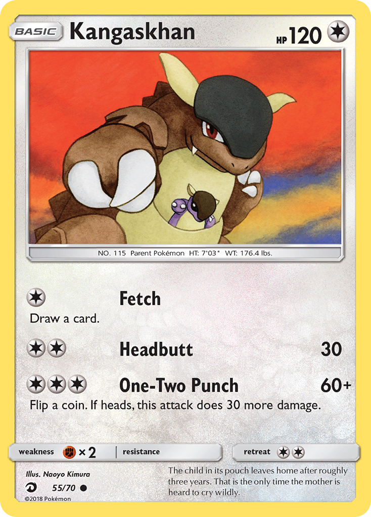 Kangaskhan (55/70) [Sun & Moon: Dragon Majesty] | Rock City Comics