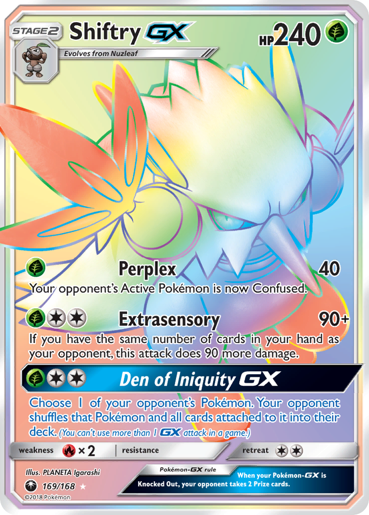 Shiftry GX (169/168) [Sun & Moon: Celestial Storm] | Rock City Comics