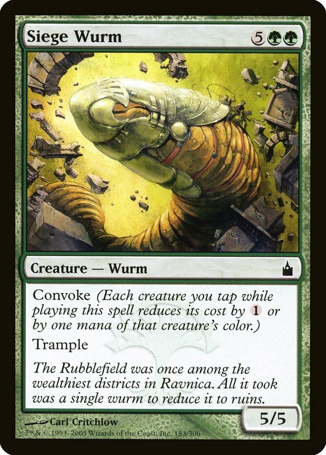 Siege Wurm [Ravnica: City of Guilds] | Rock City Comics