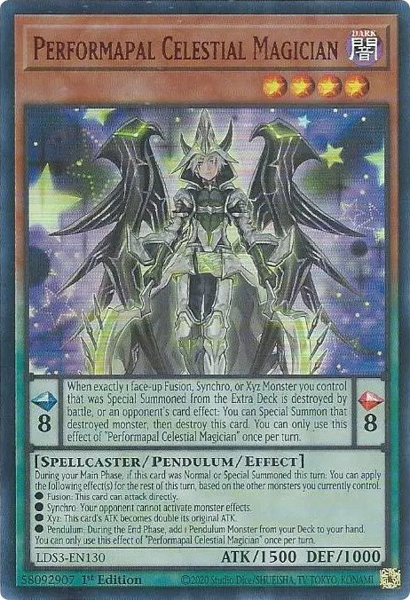 Performapal Celestial Magician (Red) [LDS3-EN130] Ultra Rare | Rock City Comics