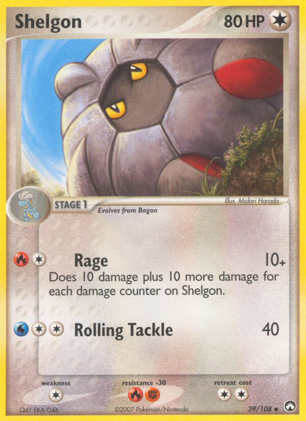 Shelgon (39/108) [EX: Power Keepers] | Rock City Comics