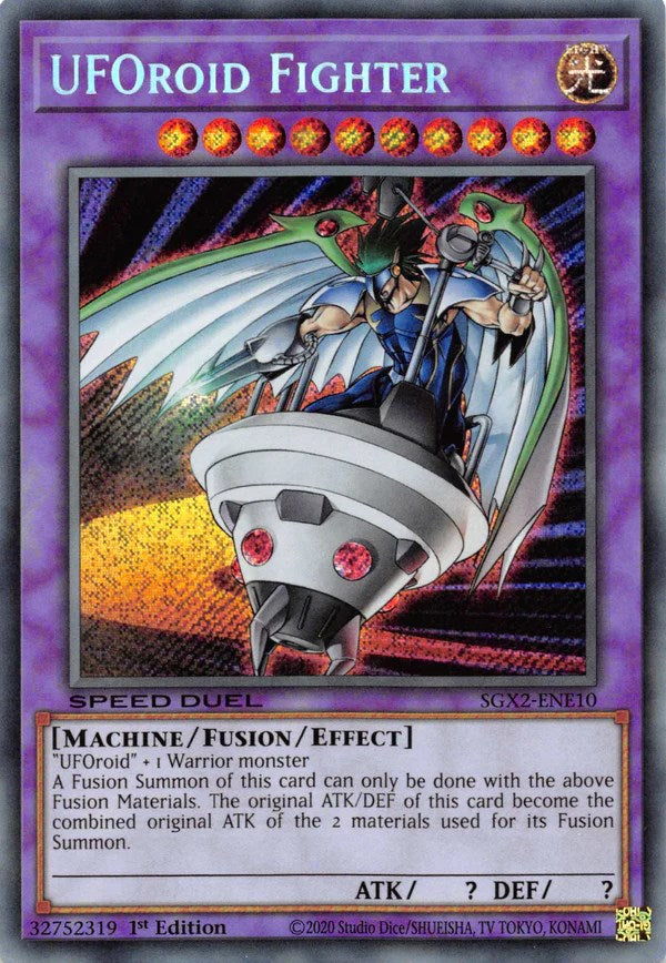 UFOroid Fighter [SGX2-ENE10] Secret Rare | Rock City Comics