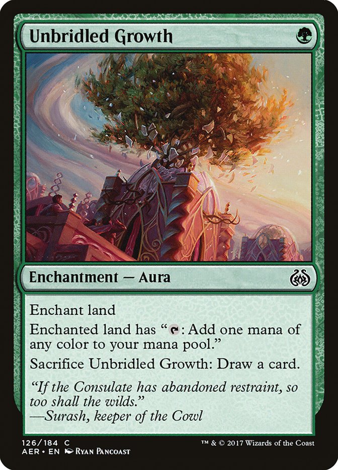 Unbridled Growth [Aether Revolt] | Rock City Comics