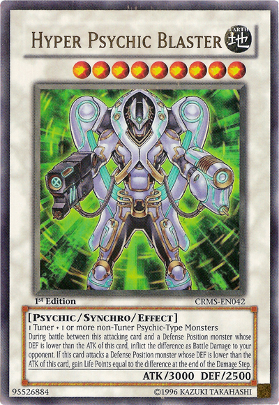 Hyper Psychic Blaster [CRMS-EN042] Ultra Rare | Rock City Comics