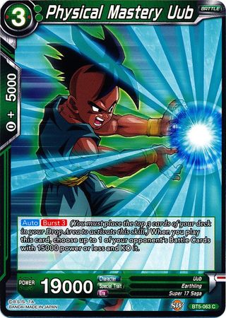 Physical Mastery Uub (BT5-063) [Miraculous Revival] | Rock City Comics