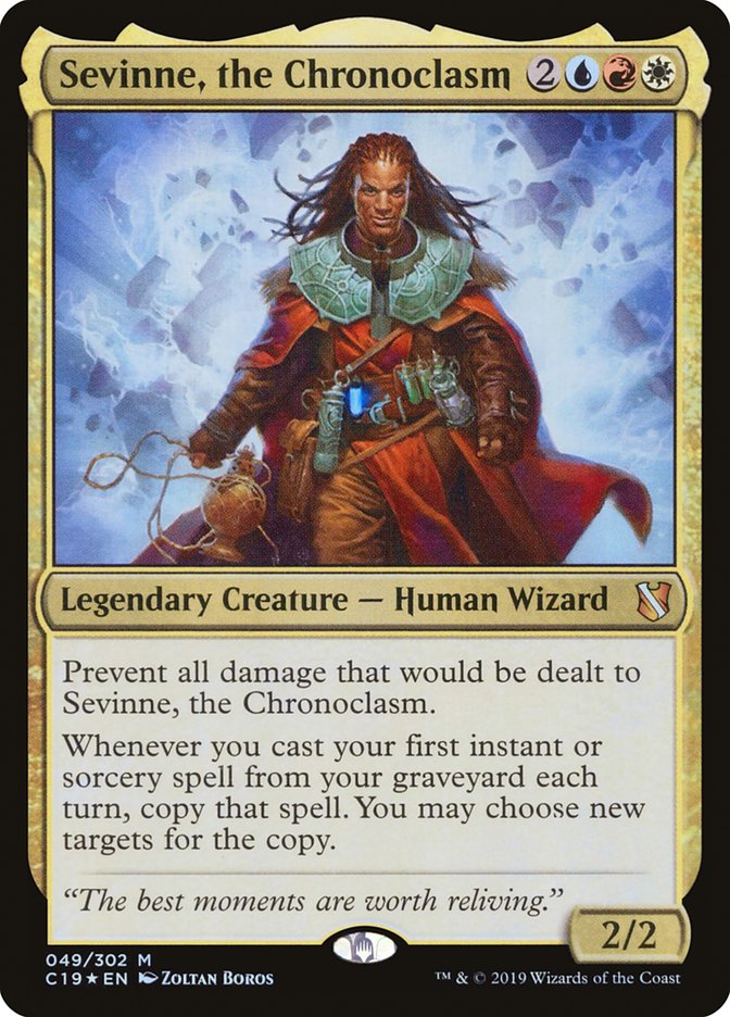 Sevinne, the Chronoclasm [Commander 2019] | Rock City Comics