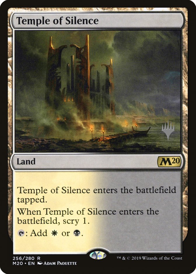 Temple of Silence (Promo Pack) [Core Set 2020 Promos] | Rock City Comics