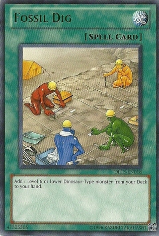 Fossil Dig (Green) [DL13-EN018] Rare | Rock City Comics