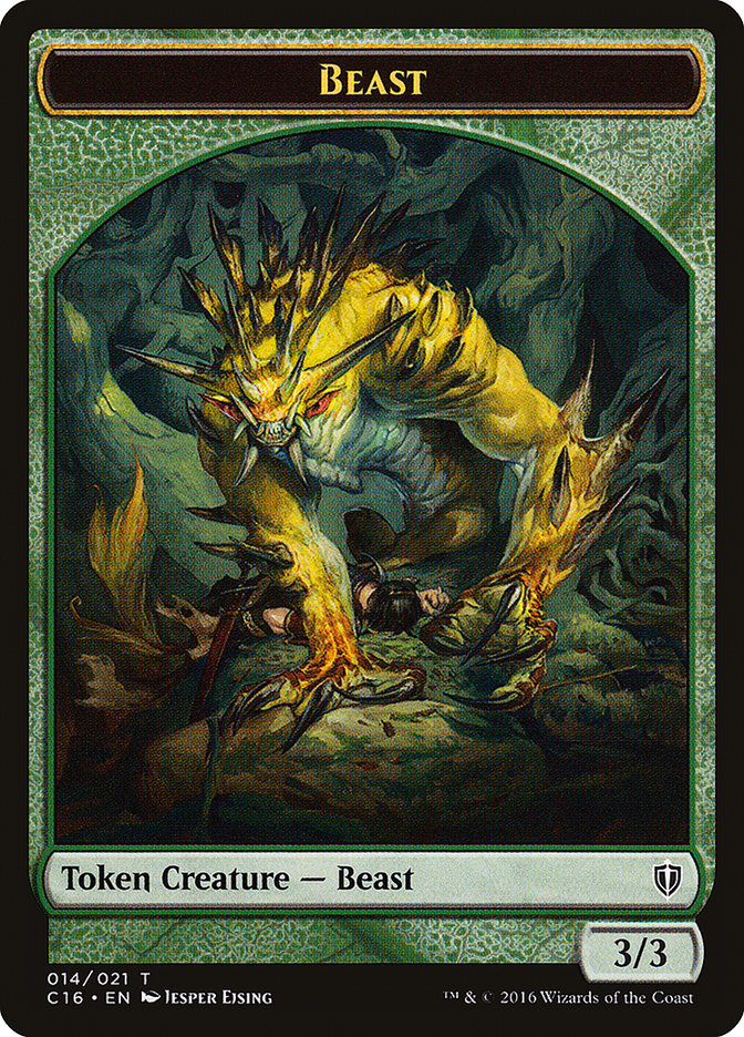 Beast [Commander 2016 Tokens] | Rock City Comics