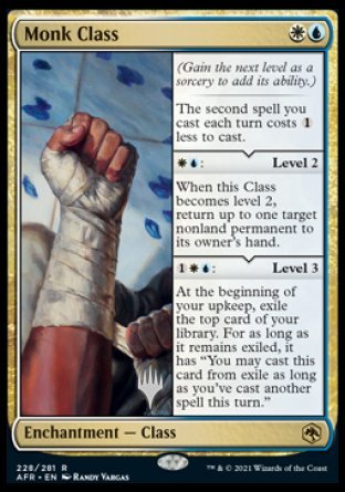 Monk Class (Promo Pack) [Dungeons & Dragons: Adventures in the Forgotten Realms Promos] | Rock City Comics