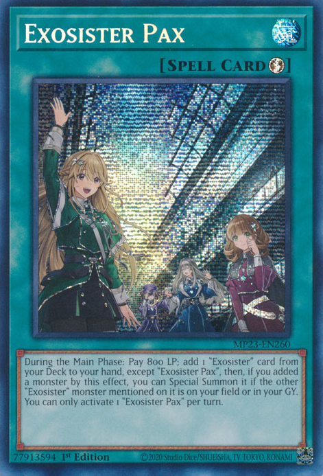 Exosister Pax [MP23-EN260] Prismatic Secret Rare | Rock City Comics