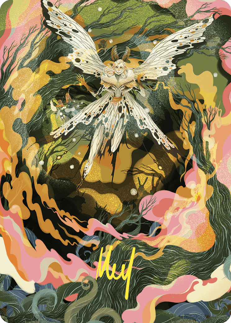 Greater Auramancy Art Card (Gold-Stamped Signature) [Wilds of Eldraine Art Series] | Rock City Comics