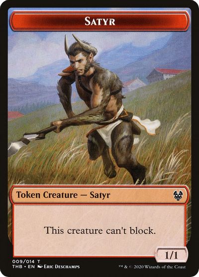 Elemental // Satyr Double-sided Token [Challenger 2020 Tokens] | Rock City Comics