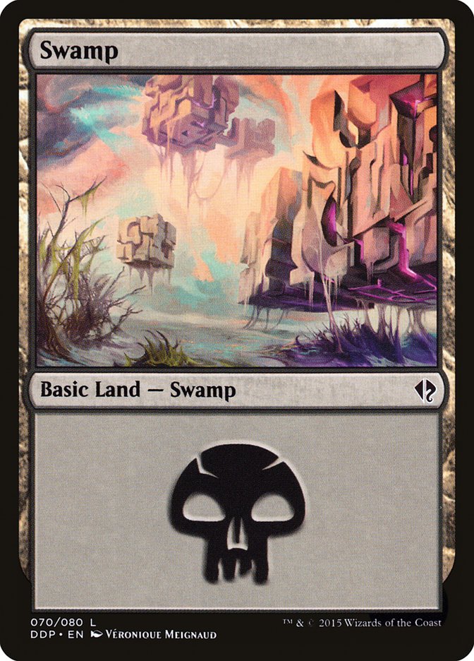 Swamp (70) [Duel Decks: Zendikar vs. Eldrazi] | Rock City Comics