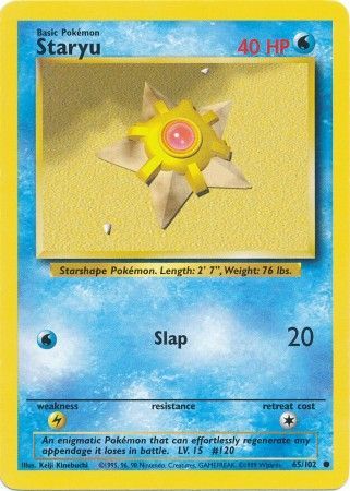 Staryu (65/102) [Base Set Unlimited] | Rock City Comics