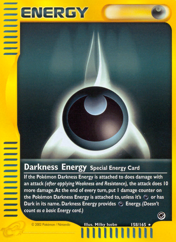 Darkness Energy (158/165) [Expedition: Base Set] | Rock City Comics