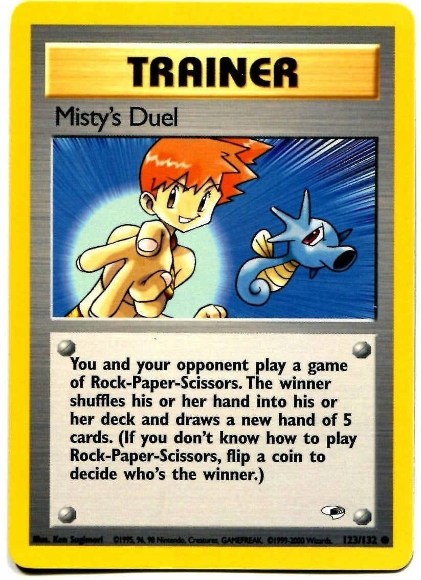 Misty's Duel (123/132) [Gym Heroes Unlimited] | Rock City Comics