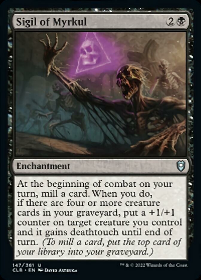 Sigil of Myrkul [Commander Legends: Battle for Baldur's Gate] | Rock City Comics