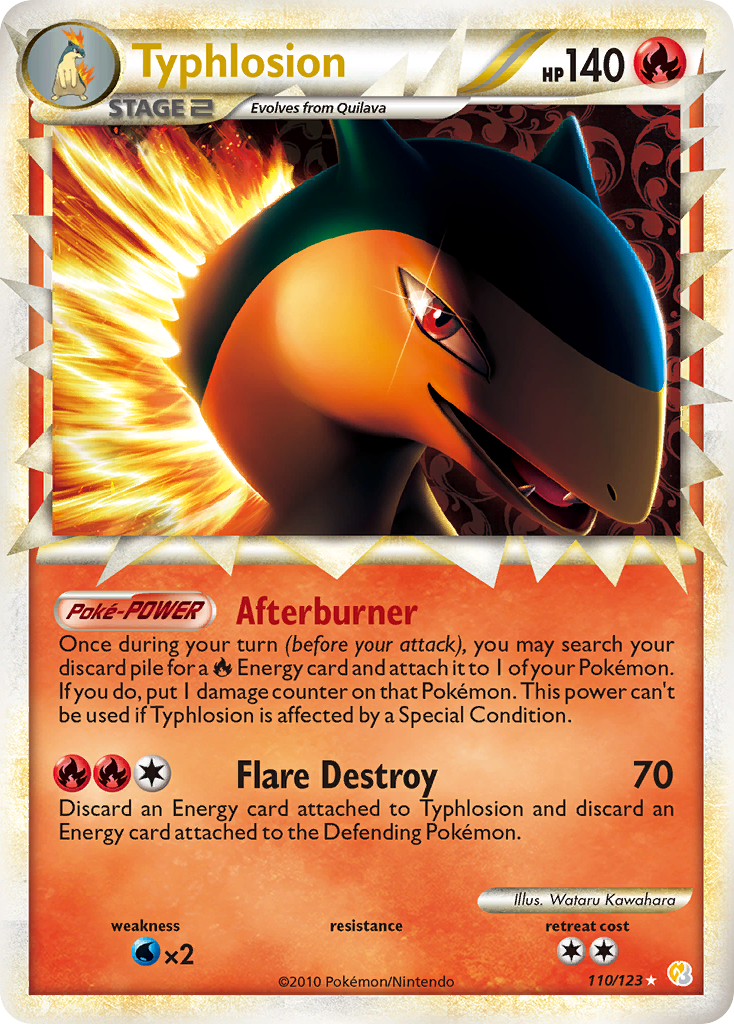 Typhlosion (110/123) [HeartGold & SoulSilver: Base Set] | Rock City Comics