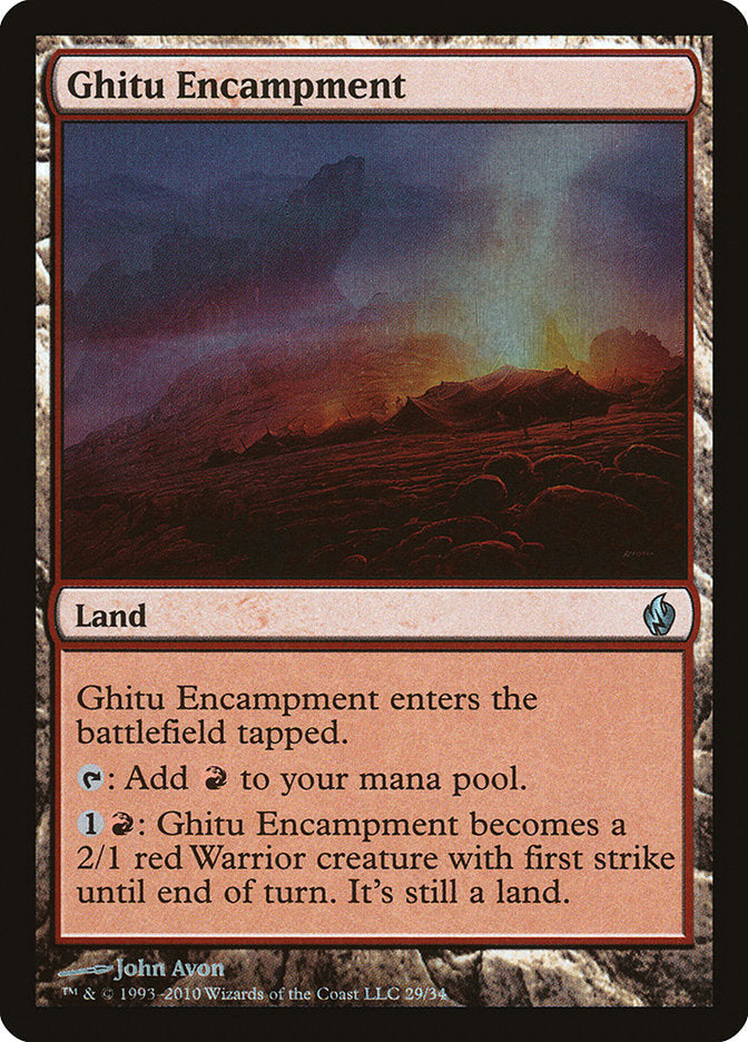 Ghitu Encampment [Premium Deck Series: Fire and Lightning] | Rock City Comics