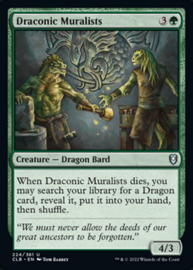 Draconic Muralists [Commander Legends: Battle for Baldur's Gate] | Rock City Comics