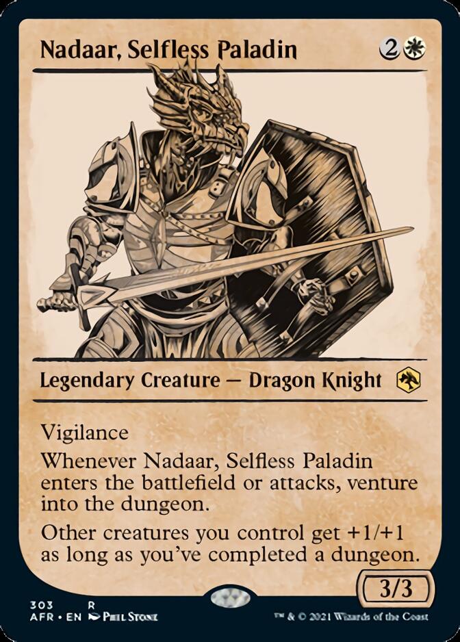 Nadaar, Selfless Paladin (Showcase) [Dungeons & Dragons: Adventures in the Forgotten Realms] | Rock City Comics