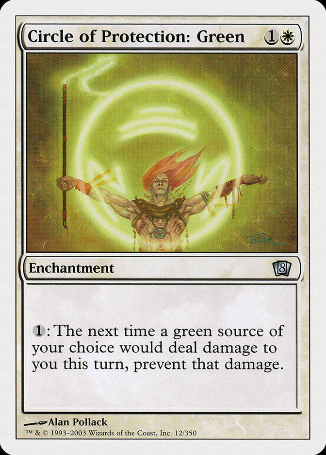 Circle of Protection: Green [Eighth Edition] | Rock City Comics