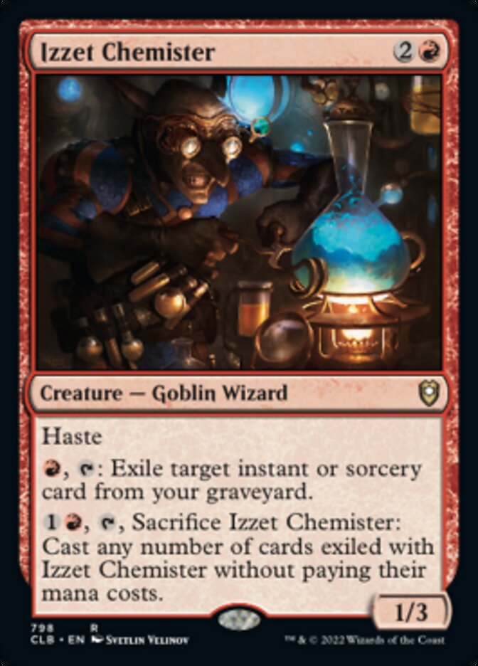 Izzet Chemister [Commander Legends: Battle for Baldur's Gate] | Rock City Comics