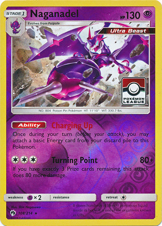 Naganadel (108/214) (League Promo) [Sun & Moon: Lost Thunder] | Rock City Comics