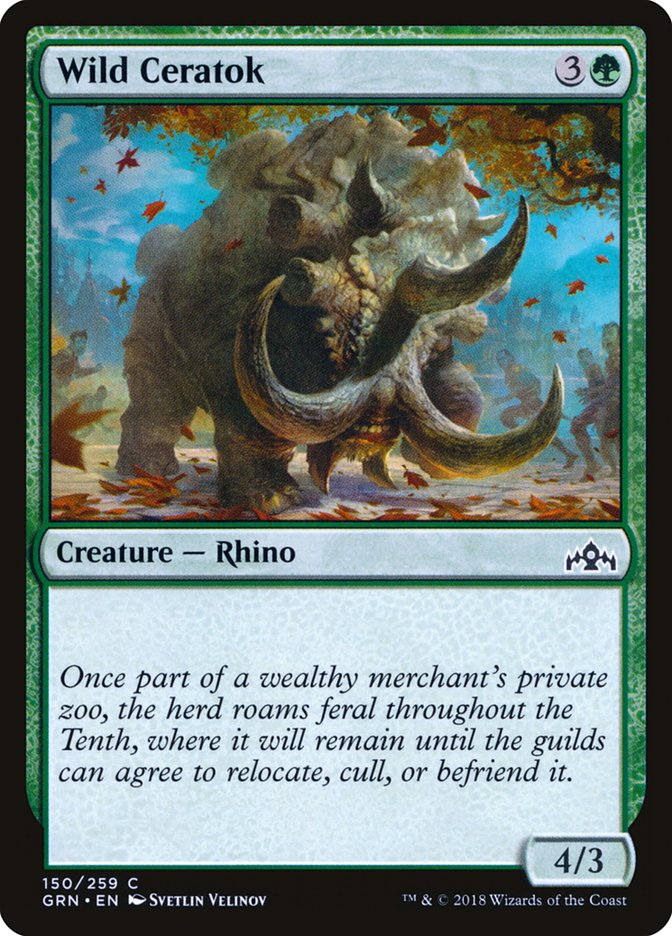 Wild Ceratok [Guilds of Ravnica] | Rock City Comics