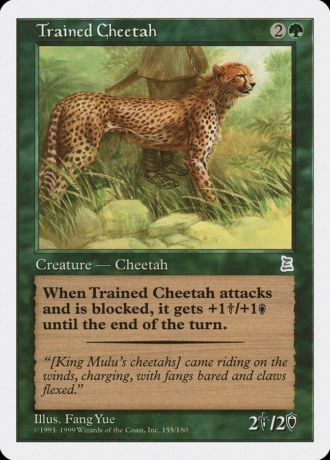 Trained Cheetah [Portal Three Kingdoms] | Rock City Comics