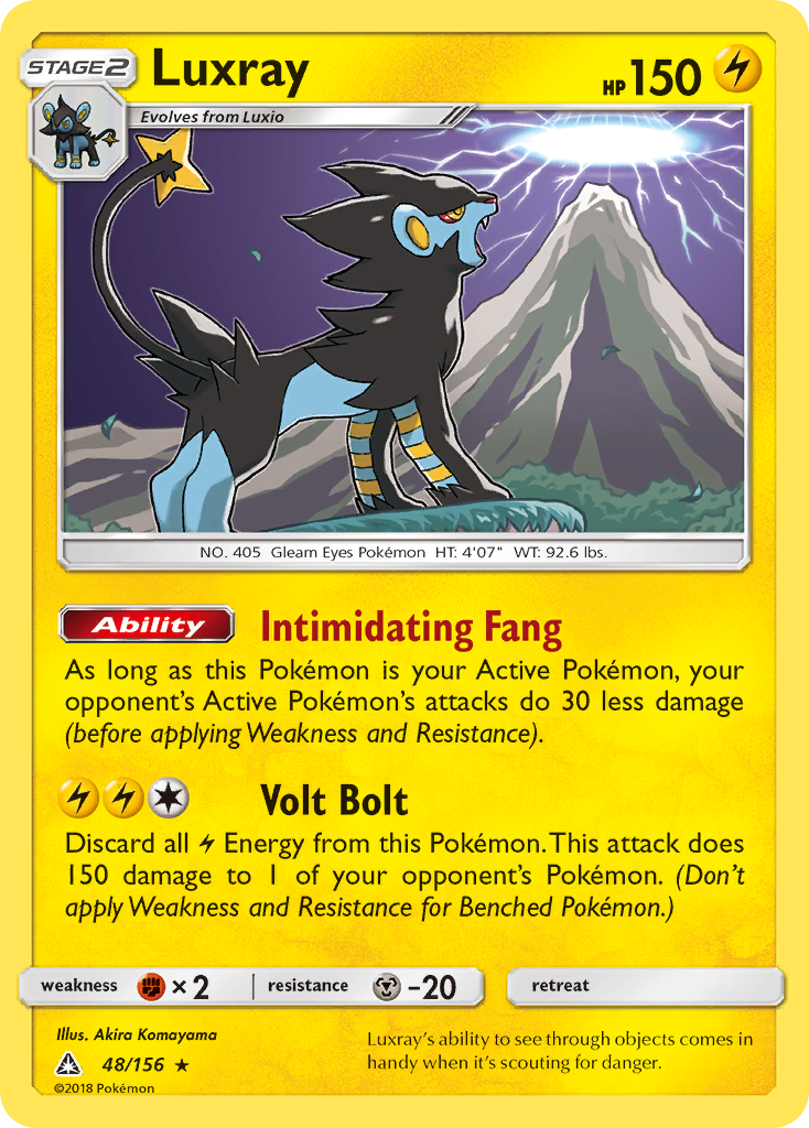 Luxray (48/156) [Sun & Moon: Ultra Prism] | Rock City Comics