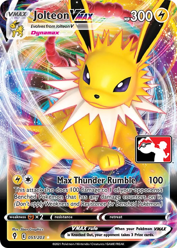 Jolteon VMAX (051/203) [Prize Pack Series One] | Rock City Comics