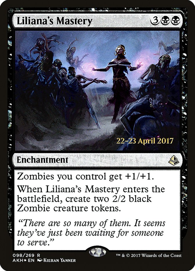 Liliana's Mastery  [Amonkhet Prerelease Promos] | Rock City Comics