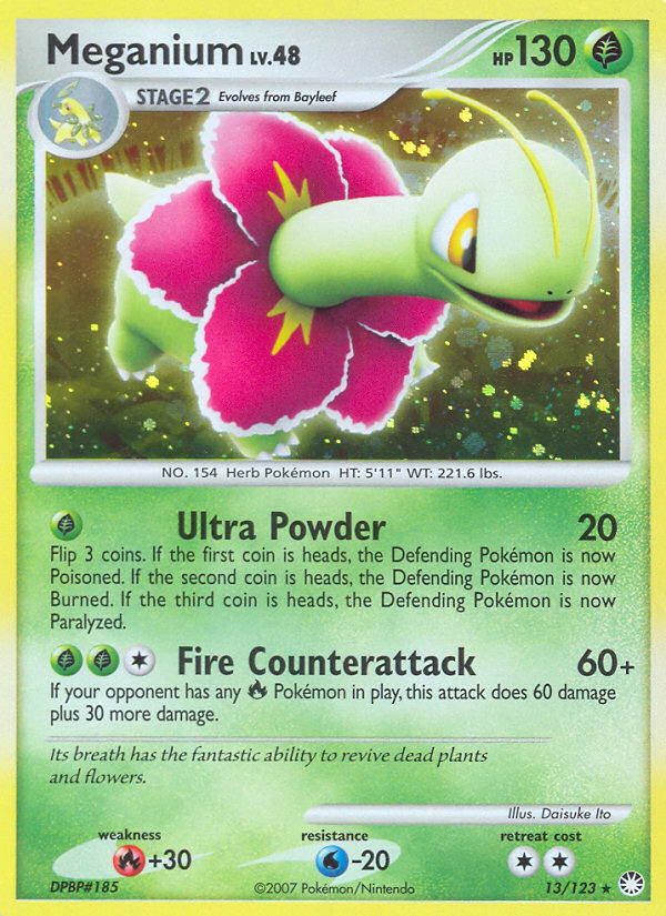 Meganium (13/123) [Diamond & Pearl: Mysterious Treasures] | Rock City Comics