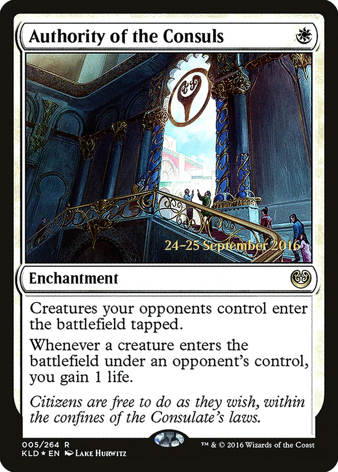 Authority of the Consuls  [Kaladesh Prerelease Promos] | Rock City Comics