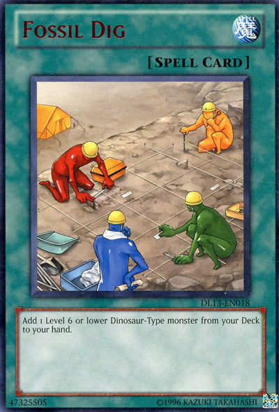 Fossil Dig (Red) [DL13-EN018] Rare | Rock City Comics