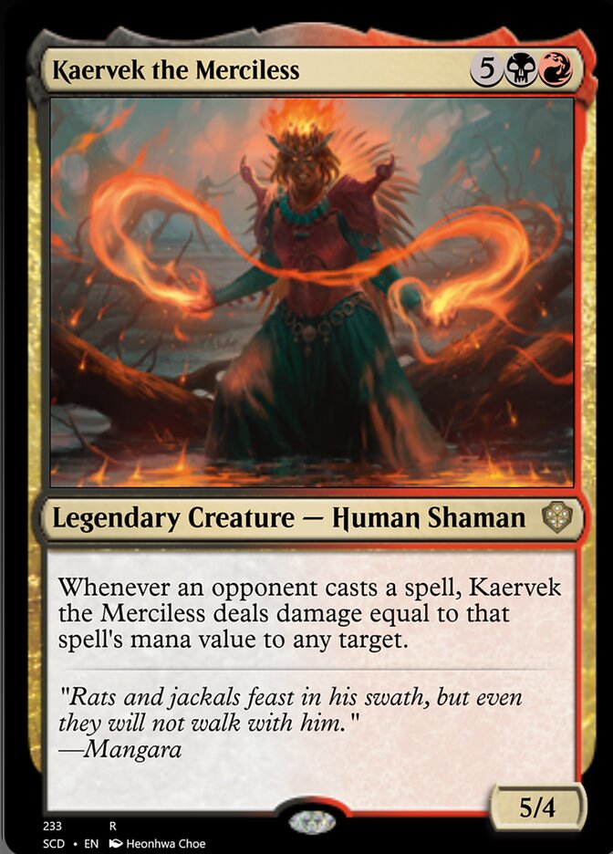 Kaervek the Merciless [Starter Commander Decks] | Rock City Comics