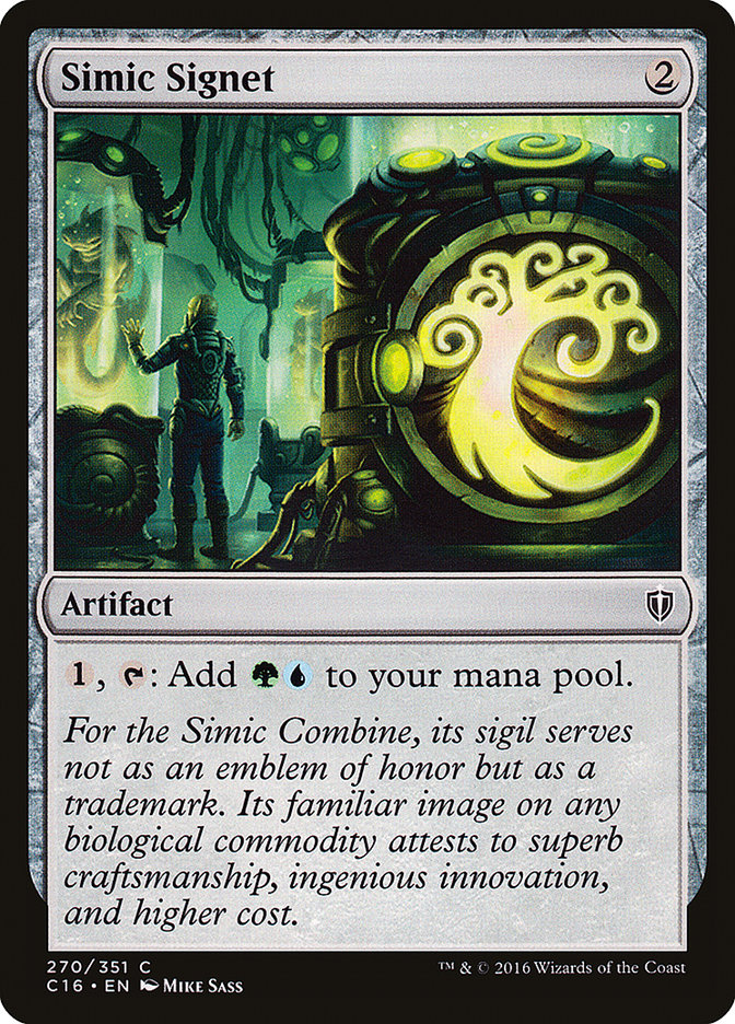 Simic Signet [Commander 2016] | Rock City Comics