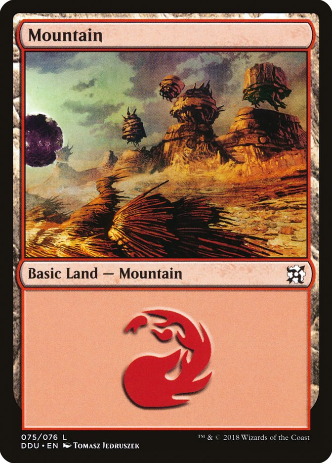 Mountain (75) [Duel Decks: Elves vs. Inventors] | Rock City Comics