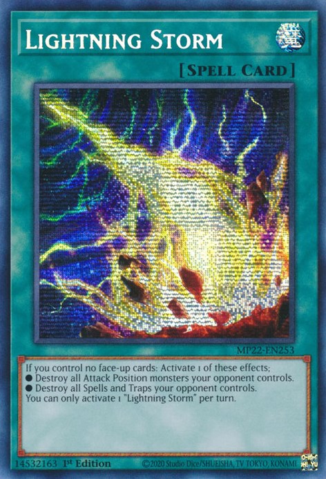 Lightning Storm [MP22-EN253] Prismatic Secret Rare | Rock City Comics