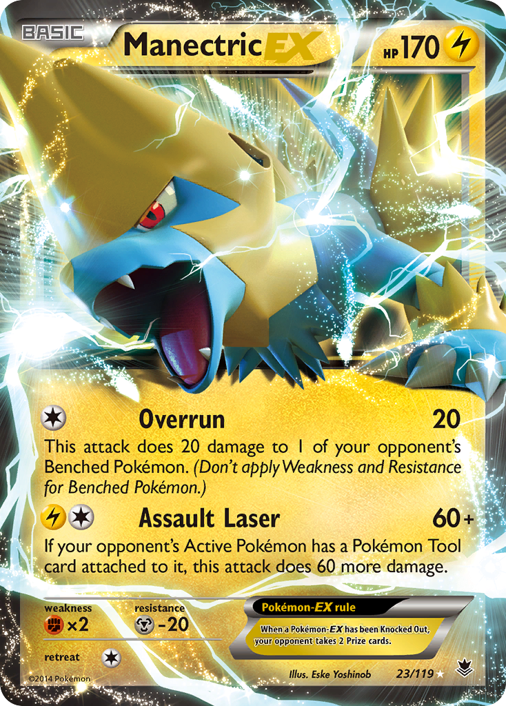 Manectric EX (23/119) [XY: Phantom Forces] | Rock City Comics