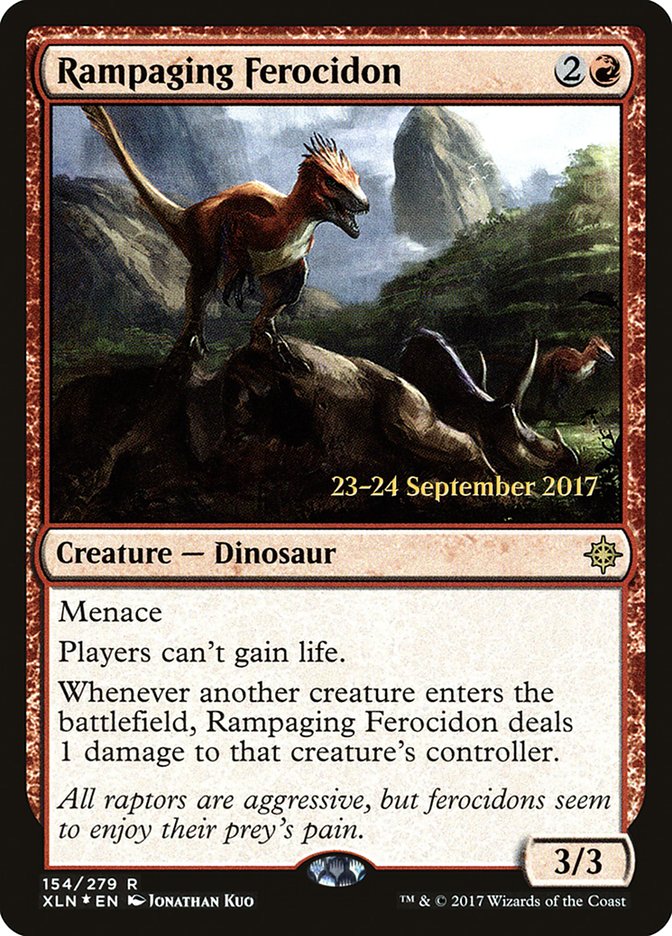 Rampaging Ferocidon  [Ixalan Prerelease Promos] | Rock City Comics