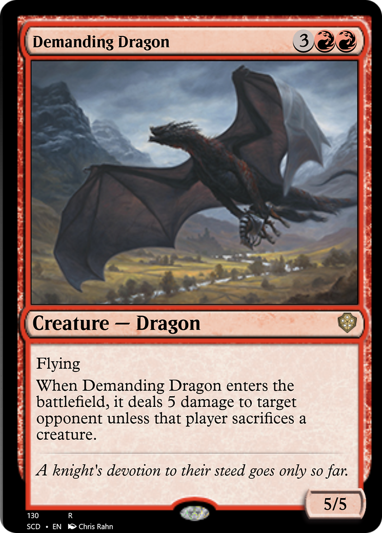 Demanding Dragon [Starter Commander Decks] | Rock City Comics