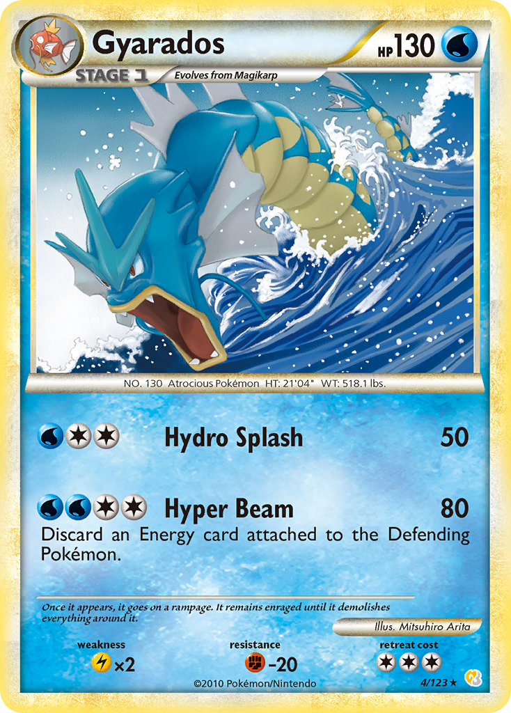 Gyarados (4/123) [HeartGold & SoulSilver: Base Set] | Rock City Comics